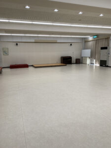 テコンドー春日井教室の練習場所は広々として快適です